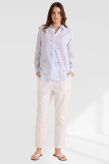 Reid Shirt - Blue Bow Stripe