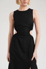 Layla cut out dress - Black