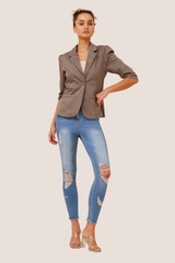 Anna blazer- taupe