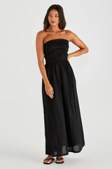 Mina Strapless Dress - Black | SASS