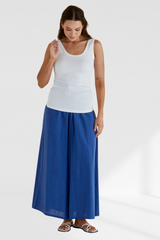 Emma Scoop Tank - White | Betty Basics