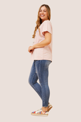 Queen bee tee - Blush