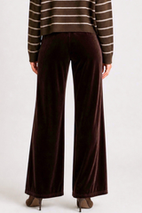 Jani velvet pants - chocolate