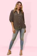 Rachael Shirt - Walnut