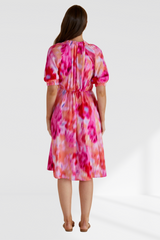 Emery Dress - Floral Abstract Print