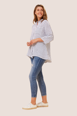 Maya linen shirt - stripe