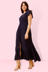 Lyndz maxi dress - Navy