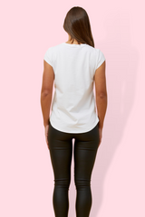 CoCo NYC Graphic Tee- white