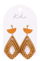 KiKi Boho Rattan Earrings