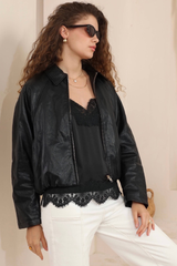 Mia pu jacket - Black