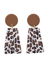 KiKi Leopard Print Earrings