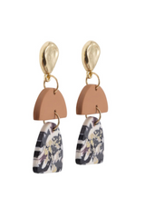 KiKi Gold Foil Glitz Earrings