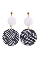KiKi Speckled Rounds Earrings