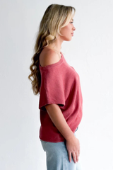 Lennon knit - rosewood