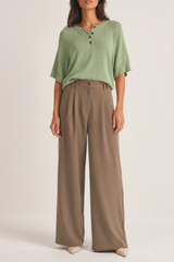 Jenny raglan knit - green