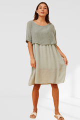 Gabby Dress - Sage