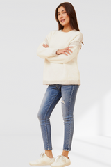 Kayla knit - white