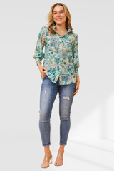 Margot shirt - multi green