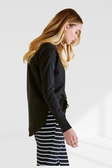 Lucy French Terry Sweat - Black | Betty Basics