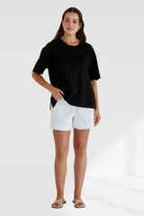 Relax Boxy Tee - Black