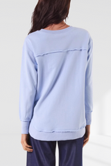 Amyic Star sweater - Baby blue