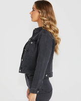 Darcy Denim Jacket - 82 Washed Black