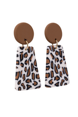 KiKi Leopard Print Earrings