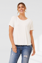 Layla Bamboo T-Shirt - White