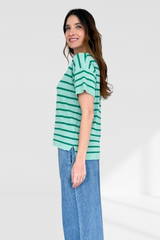 Sav knit - green stripe