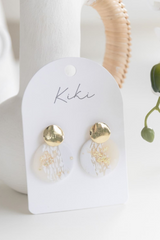 KiKi Light Shimmer Rounds Earrings