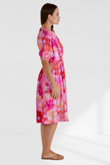 Emery Dress - Floral Abstract Print