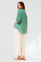 Rachael Shirt - gum leaf