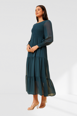 Suzy Dress - Emerald