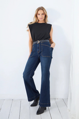 Jayne Jean Dark Indigo | SAINT ROSE