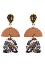 KiKi Gold Foil Glitz Earrings