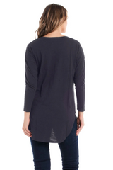 Jessie long sleeve tee - Petrol | Betty Basics
