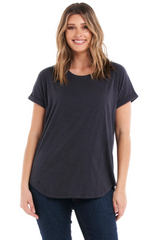 Hailey Short Sleeve Tee - Petrol | Betty Basics
