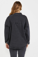 SASS | Jasmine Denim Jacket - 82 Washed Black