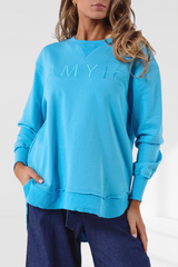 Amyic Sweater - sky blue