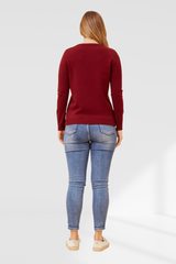 Ruby knit - Red Dahlia