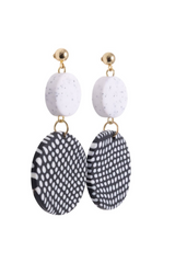 KiKi Speckled Rounds Earrings