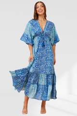 Chloe maxi dress - blue