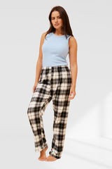 Fluffy pants - Multi Black