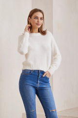 Ash Fluffy Knit - cream