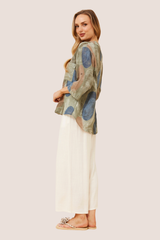 Samira top - khaki