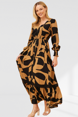 Maya dress - toffee