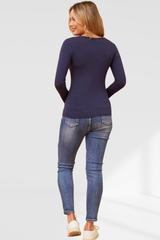 Holly top - Navy