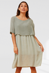 Gabby Dress - Sage