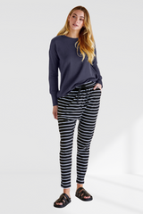 Lucy French Terry Sweat - Gunmetal | Betty Basics