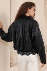 Mia pu jacket - Black